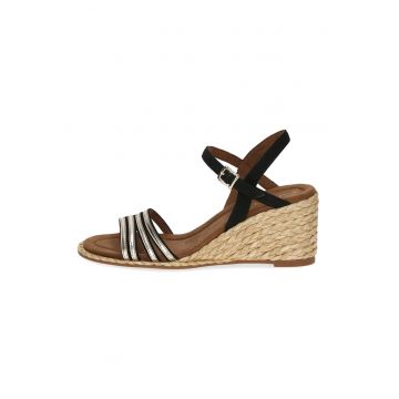 Espadrile cu talpa wedge si catarame
