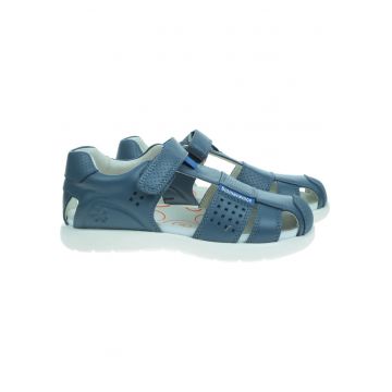 Sandale copii -  Bioevolution - culoare albastru - material textil - piele