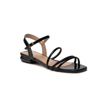Sandale dama -  300327555 - Piele naturala - Piele lacuita - Negru