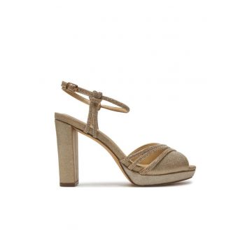 Sandale dama  304505003 - Textil - Auriu - Auriu