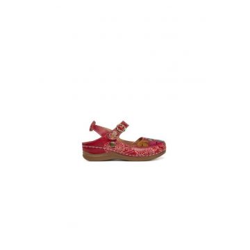 Sandale dama  305012500 - Piele naturala - Rosu