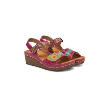 Sandale dama  305012821 - Piele naturala - Multicolor - Multicolor