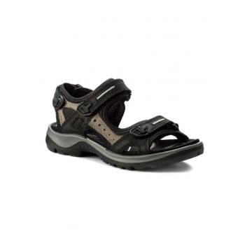 Sandale dama -  54098510 - Negru - Piele naturala/Piele nabuc -