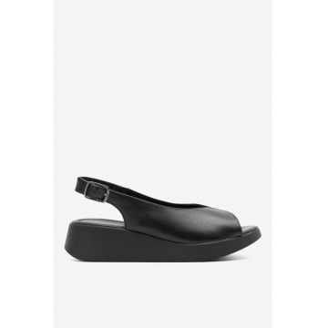 Sandale dama  5903698621494 - Piele naturala - 42 EU - Negru