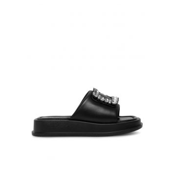 Sandale dama -  590558832712738 - Piele naturala - Negru