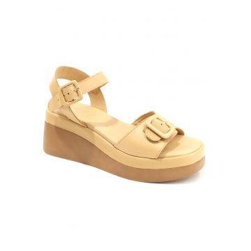 Sandale dama D58 2213 - Bej