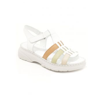 Sandale dama D60 336 - Alb
