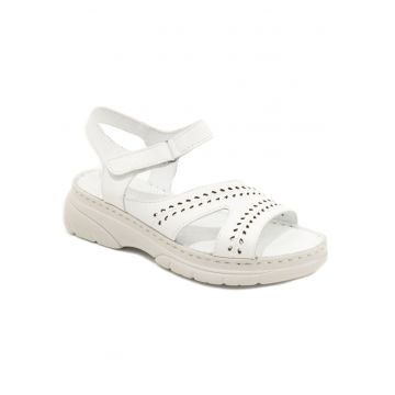Sandale dama D60 376 - Alb