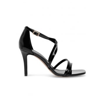 Sandale dama negru sintetic - Negru