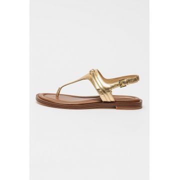 Sandale de piele cu bareta T
