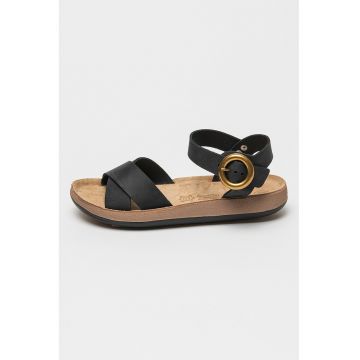 Sandale de piele cu barete incrucisate Marol
