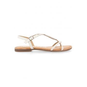 Sandale de piele cu design impletit Sandale de piele cu design impletit