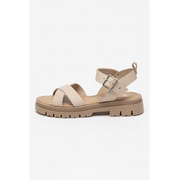 Sandale de piele cu platfoma cu aspect masiv Ottavia
