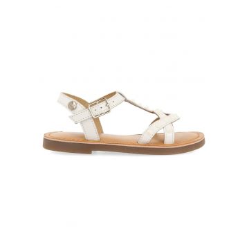 Sandale de piele cu tinte MAWES 28327 - Alb