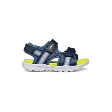 Sandale din material textil cu velcro