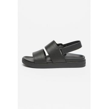 Sandale din piele cu inchidere velcro