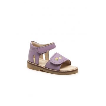 Sandale fata -  Piele naturala - Violet