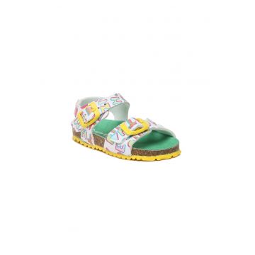 Sandale Fete -  302669295 - Piele ecologica - Alb -