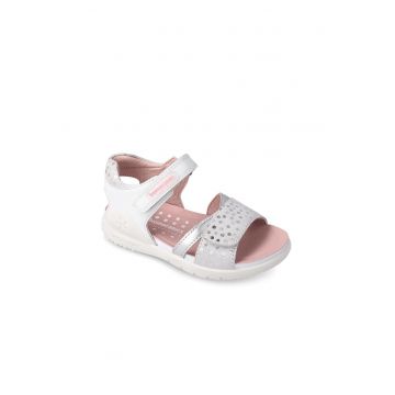 Sandale fete -  302705726 - Alb - Piele intoarsa -