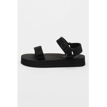 Sandale textile cu velcro