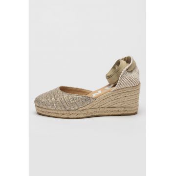 Espadrile wedge textile