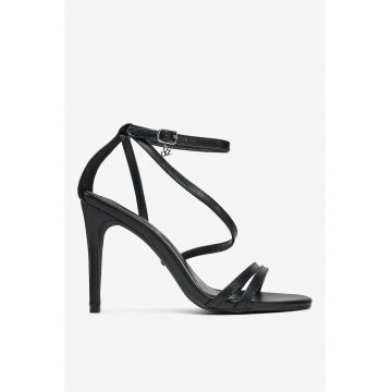 Sandale cu toc  Sintetic - Negru -