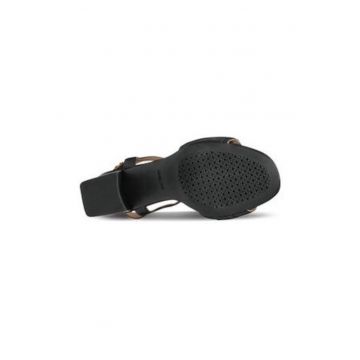 Sandale dama  304618086 - Piele naturala - Negru - Negru
