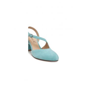Sandale dama  304671746 - Piele naturala - Albastru