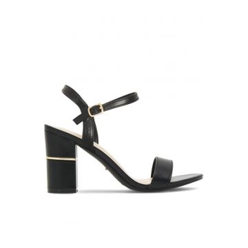Sandale dama -  327196 - Piele ecologica - Negru