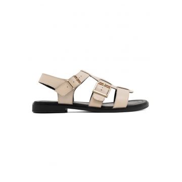 Sandale dama -  590486281102437 - Piele naturala - Bej