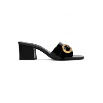Sandale dama -  590558855270339 - Piele naturala/Piele lacuita - Negru