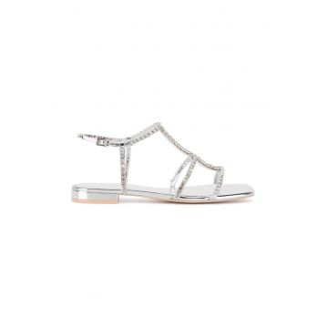 Sandale dama -  590559 - Piele naturala - Argintiu