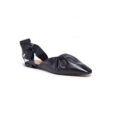 Sandale dama -  Piele naturala - Negru