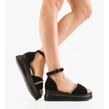 Sandale dama Spectra Negre