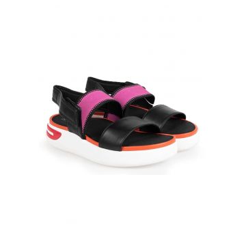 Sandale flatform din piele ecologica Ottaya -