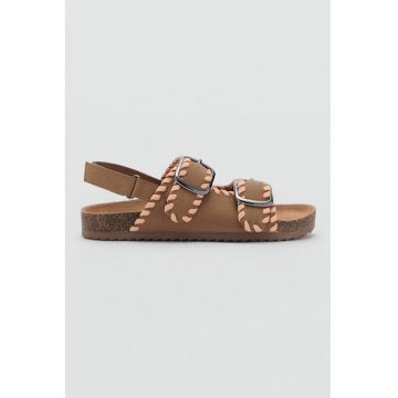 Sandale slingback cu catarama