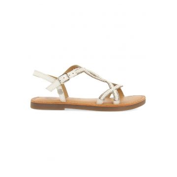 Sandale slingback cu strasuri Aucilla - Alb