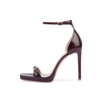 Sandale stiletto de piele