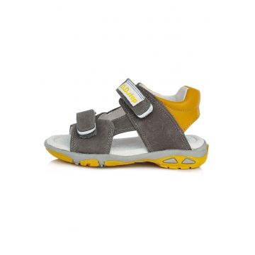 Sandale Baieti -  cu Scai - Talpa Groasa - AC290-376 - Gri