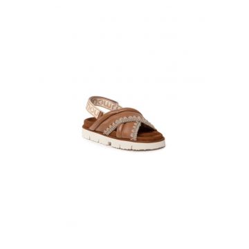 Sandale dama  209712544 - Piele naturala - Maro