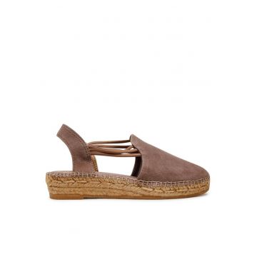 Sandale dama  300200087 - Piele intoarsa - Maro