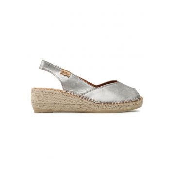 Sandale dama  302773589 - Piele naturala - Argintiu