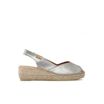 Sandale dama  302773589 - Piele naturala - Argintiu