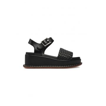 Sandale dama -  303500 - Piele naturala - Negru -