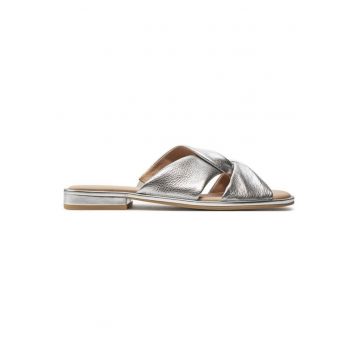 Sandale dama  303663575 - Piele naturala - Argintiu