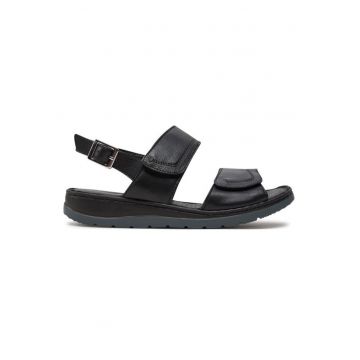 Sandale dama  303664145 - Piele naturala - Negru - Negru