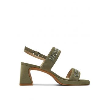 Sandale dama -  30366987441 - Piele naturala - Kaki