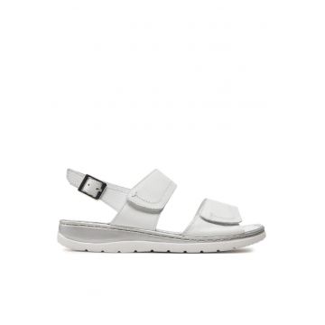 Sandale dama  303679095 - Piele naturala - Alb