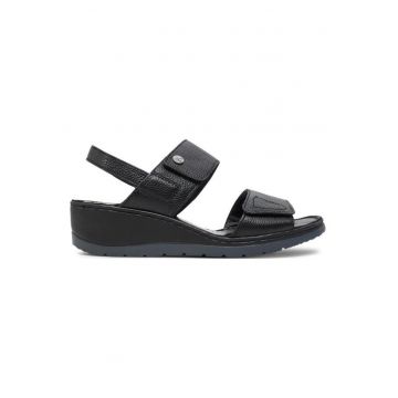 Sandale dama  303679132 - Piele naturala - Negru