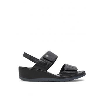 Sandale dama  303679132 - Piele naturala - Negru
